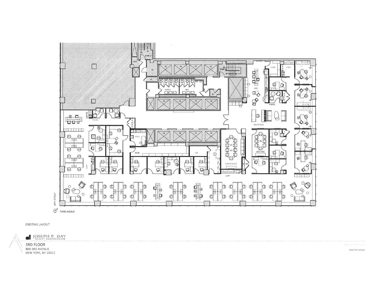 800 Third Ave, New York, NY à louer Plan d’étage- Image 1 de 1