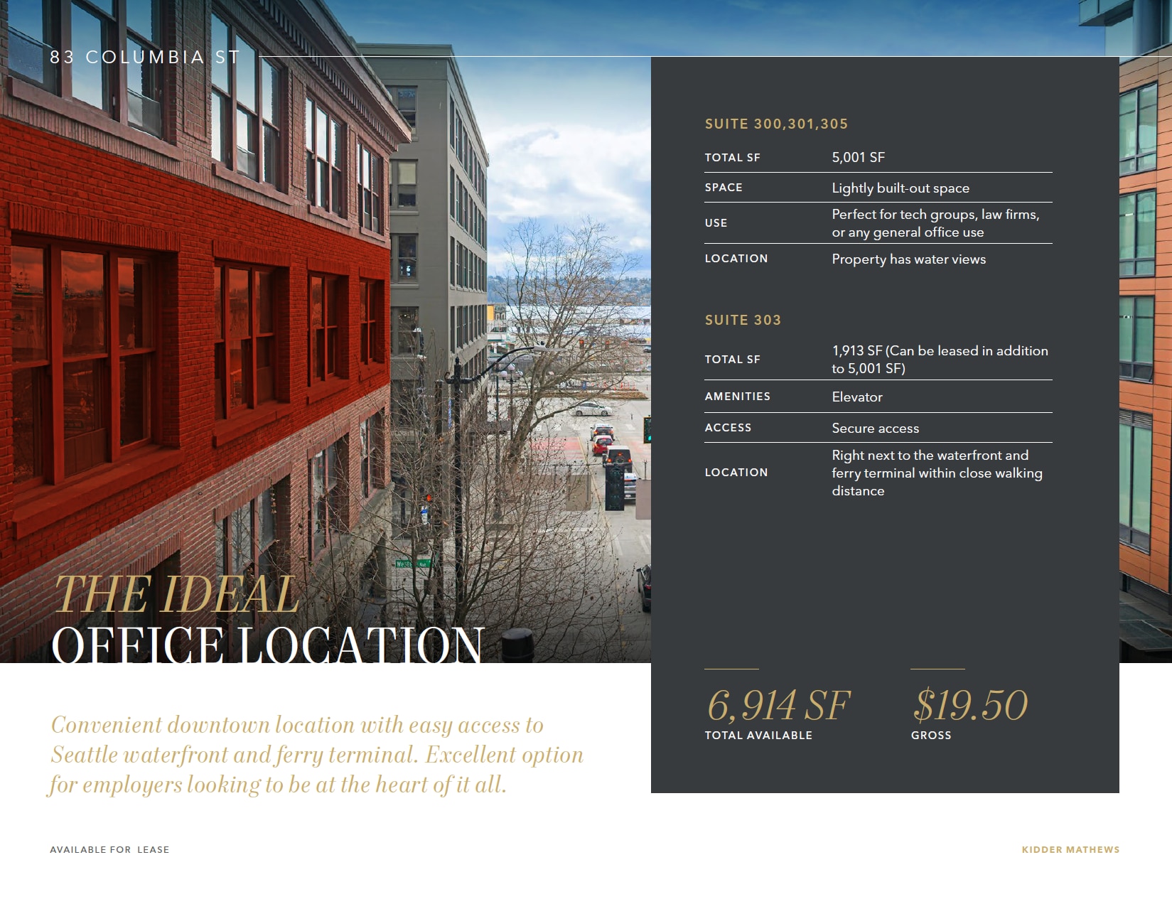 81-85 Columbia St, Seattle, WA for lease Primary Photo- Image 1 of 6