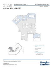 21550 Oxnard St, Woodland Hills, CA for lease Floor Plan- Image 2 of 2