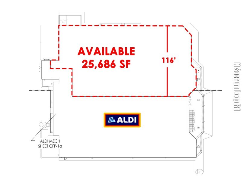 6600 N Socrum Loop Rd, Lakeland, FL à louer - Plan d’étage - Image 3 de 3