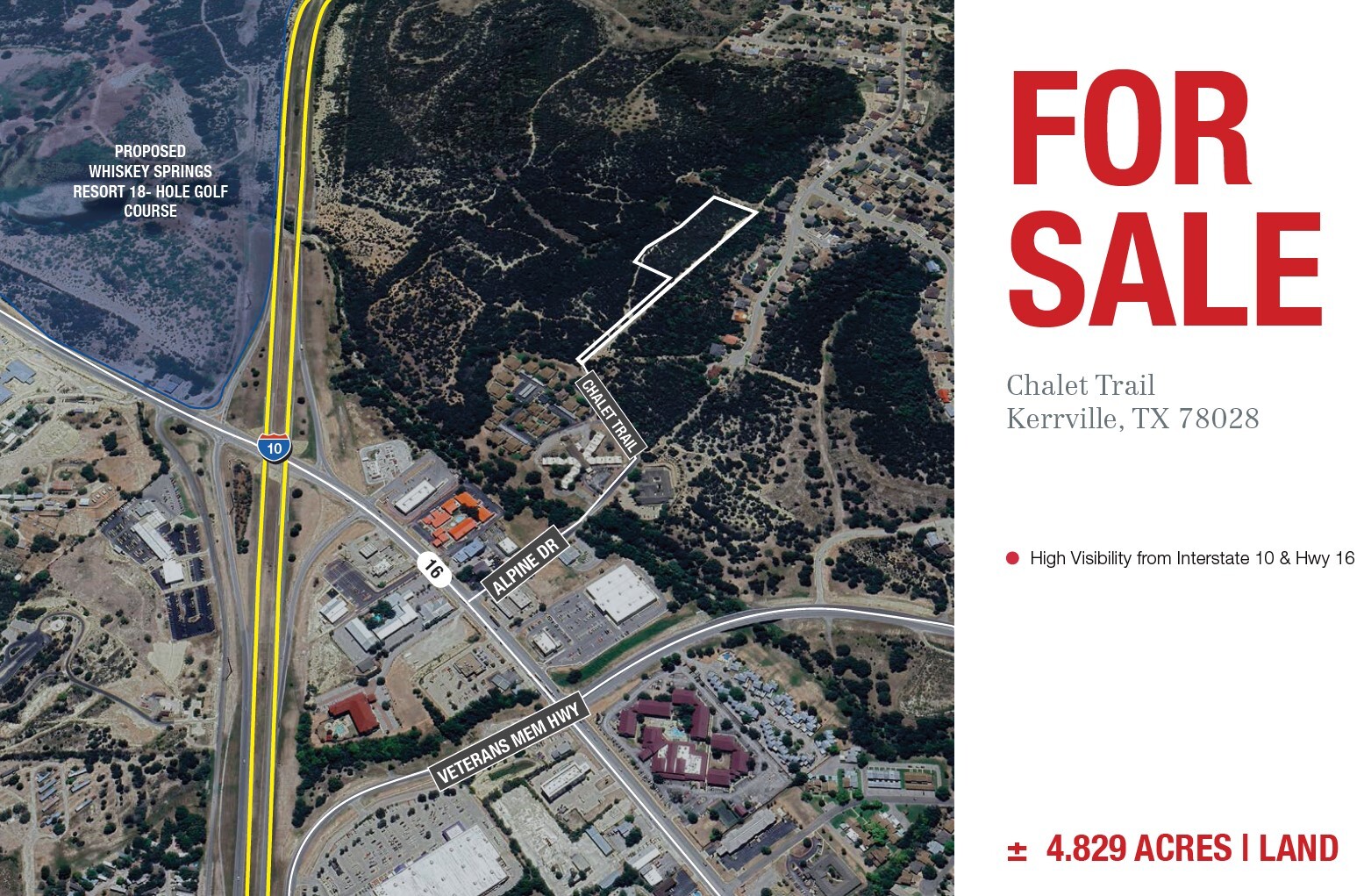 Chalet Trail, Kerrville, TX for sale Primary Photo- Image 1 of 2