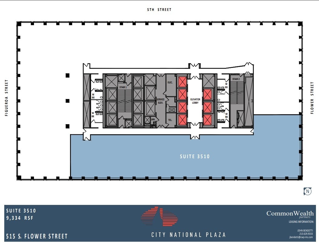 515 S Flower St, Los Angeles, CA for lease Floor Plan- Image 1 of 1