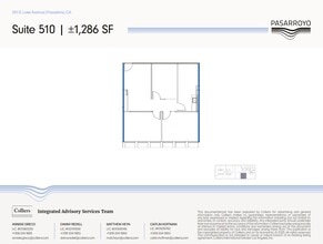 225 S Lake Ave, Pasadena, CA for lease Floor Plan- Image 1 of 1