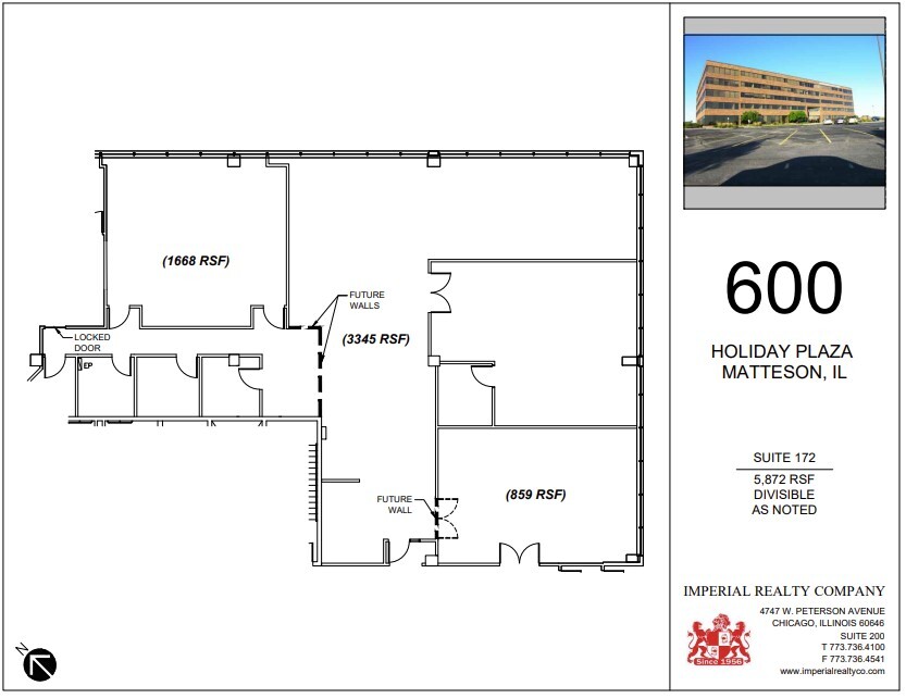 600 Holiday Plaza Dr, Matteson, IL for lease Floor Plan- Image 1 of 5