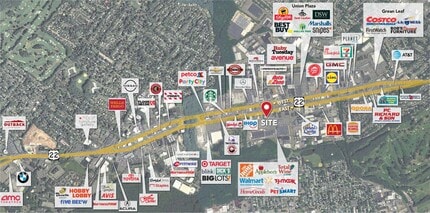 2550 Us Highway 22 E, Union Township, NJ for lease Map- Image 2 of 2
