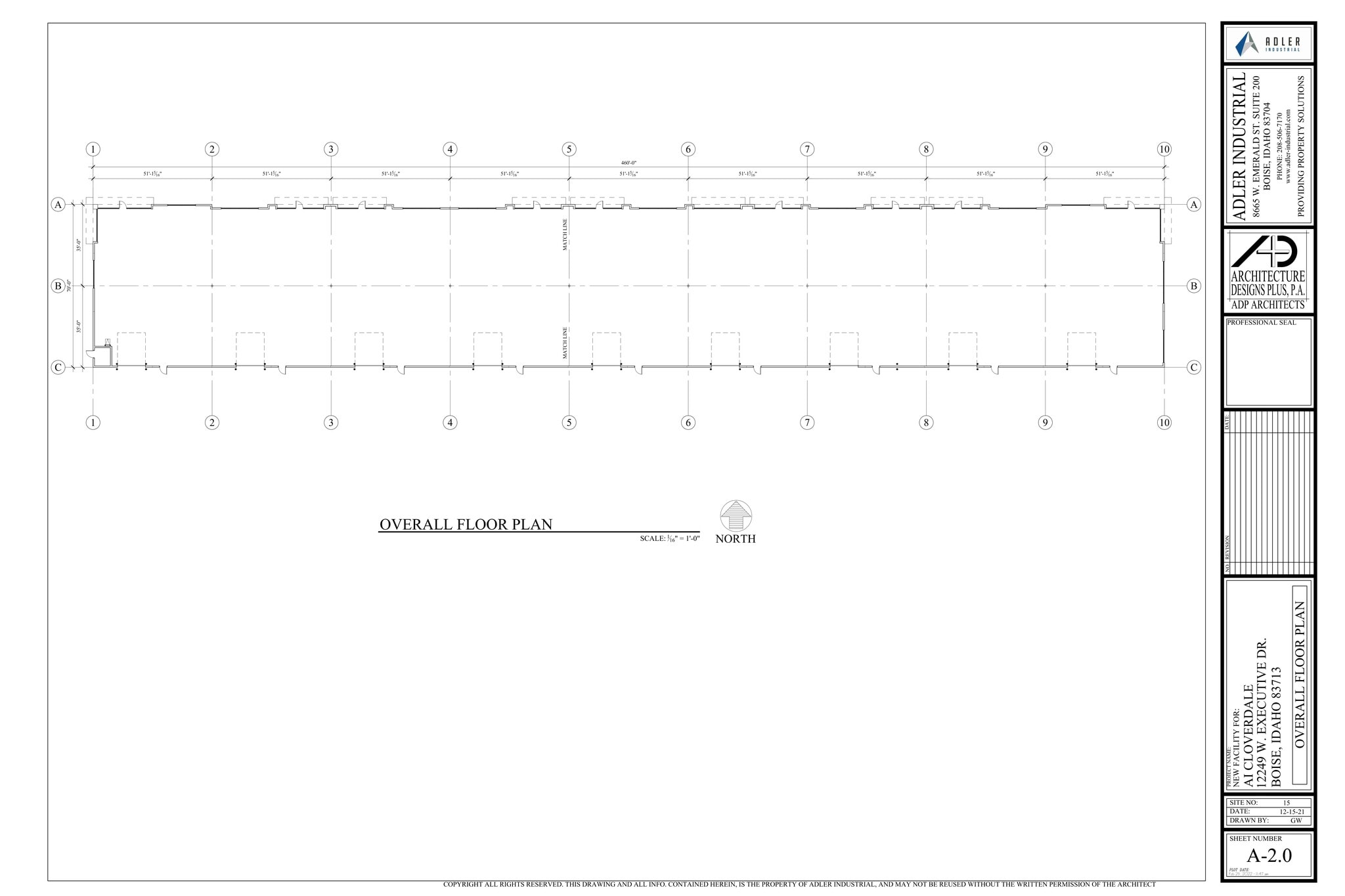 12347 W Executive Dr, Boise, ID for lease Site Plan- Image 1 of 2