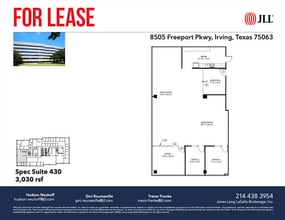 8505 Freeport Pky, Irving, TX for lease Floor Plan- Image 1 of 1