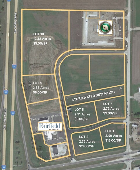 Interstate 35, Clear Lake, IA for sale - Site Plan - Image 2 of 4