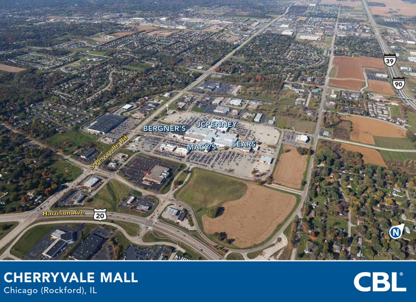 7200 Harrison Ave, Rockford, IL for lease - Aerial - Image 3 of 9