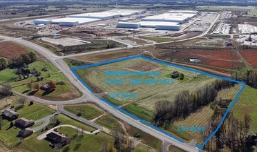 1055 Glendale Hodgenville Rd W, Glendale, KY - AERIAL  map view - Image1