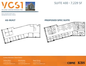 6380 S Fiddlers Green Cir, Greenwood Village, CO à louer Plan d’étage- Image 1 de 2