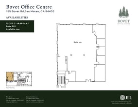 155 Bovet Rd, San Mateo, CA for lease Floor Plan- Image 1 of 1