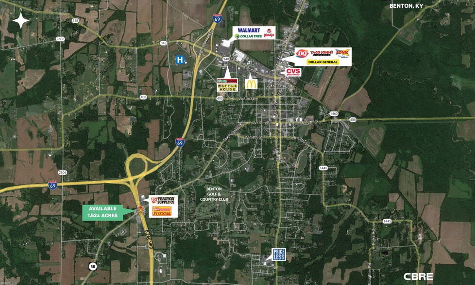 1870 Mayfield Hwy, Benton, KY for sale - Aerial - Image 2 of 19