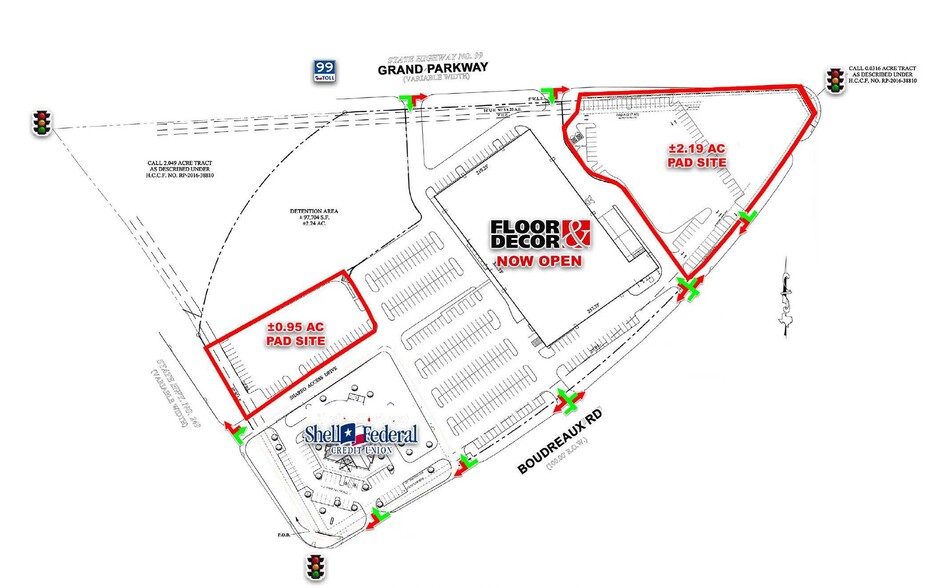 SEC Hwy 249 & Hwy 99, Tomball, TX à louer - Plan de site - Image 2 de 2