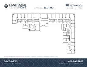 225 E Robinson St, Orlando, FL à louer Plan de site- Image 1 de 1