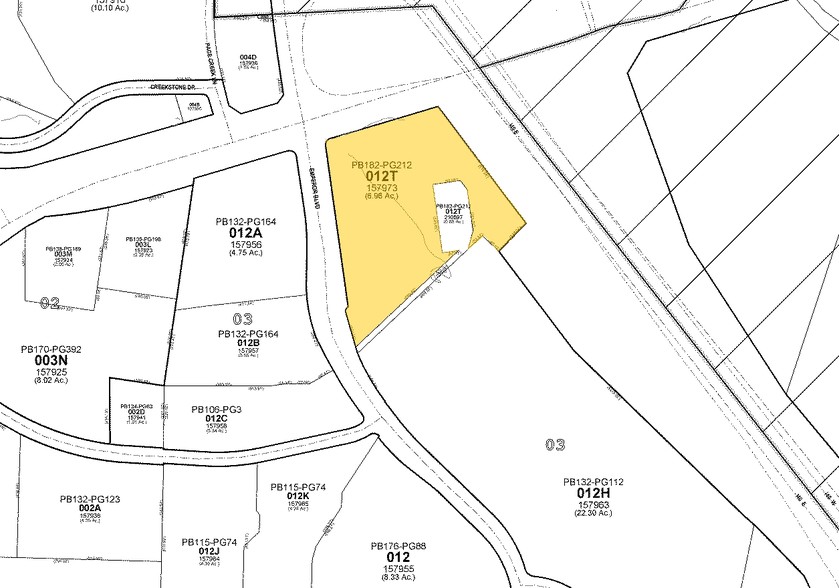 4820 Emperor Blvd, Durham, NC à louer - Plan cadastral - Image 2 de 7