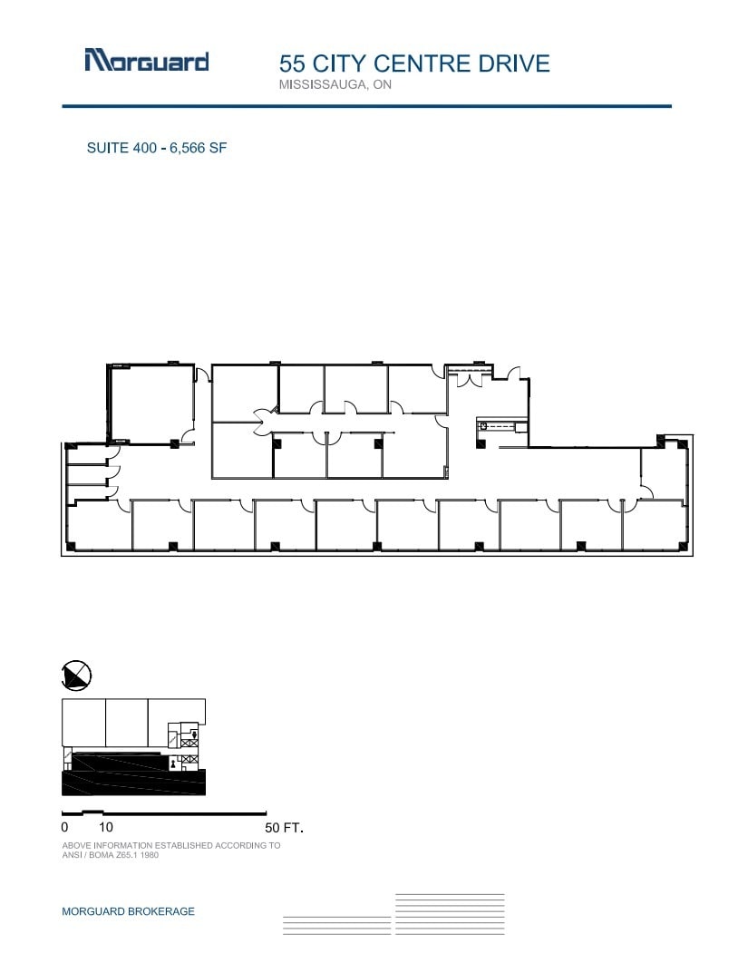 55 City Centre Dr, Mississauga, ON for lease Floor Plan- Image 1 of 1