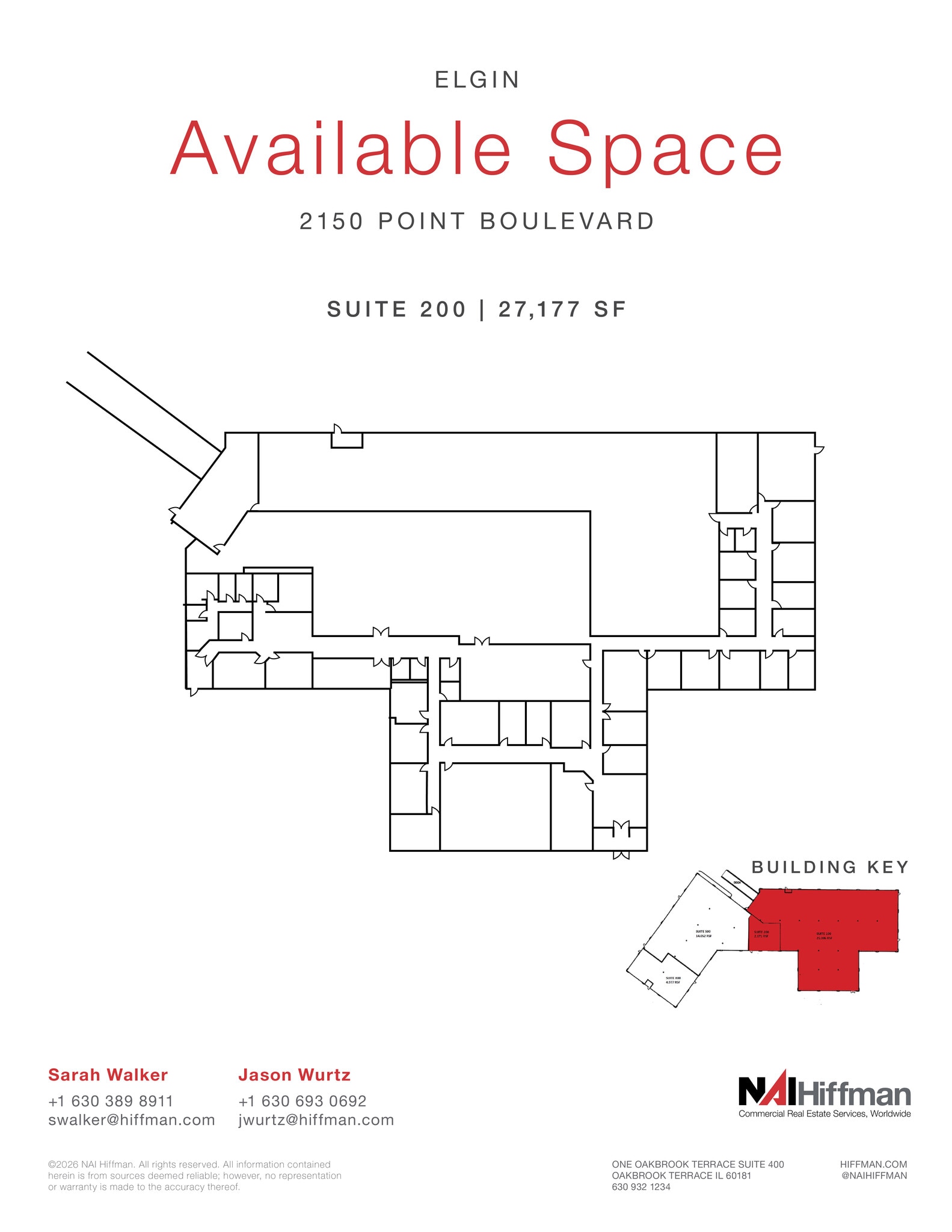 2150 Point Blvd, Elgin, IL à louer Plan d’étage- Image 1 de 2