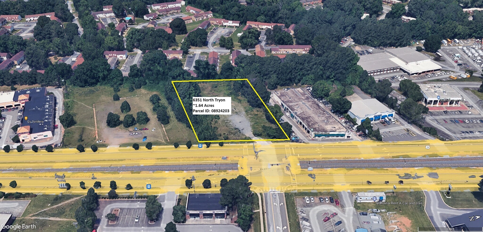 6351 Tryon St, Charlotte, NC à vendre Aérien- Image 1 de 3