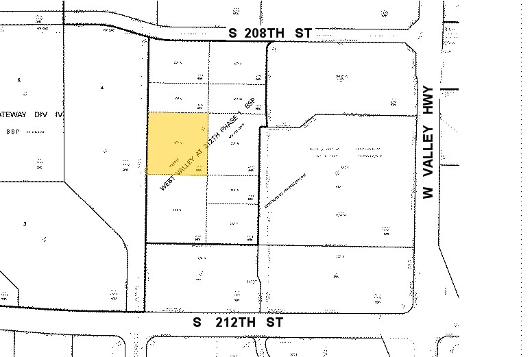 6405 S 209th St, Kent, WA à louer - Plan cadastral - Image 3 de 4