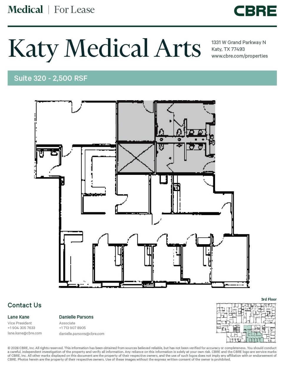 1331 W Grand Pky N, Katy, TX à louer Plan d’étage- Image 1 de 1