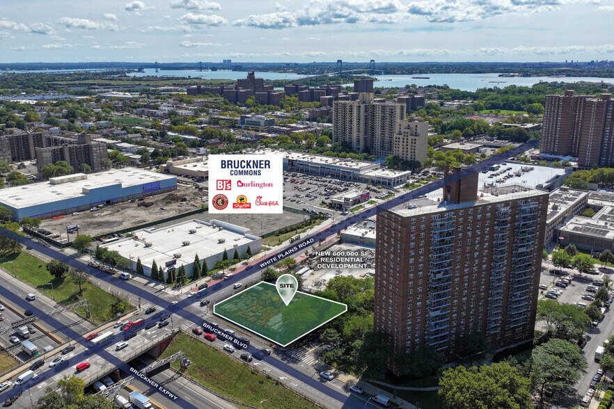 945 White Plains Rd, Bronx, NY for lease - Aerial - Image 2 of 6