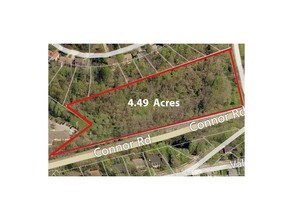 Connor Rd & Terrace Dr, Pittsburgh, PA - AERIAL map view