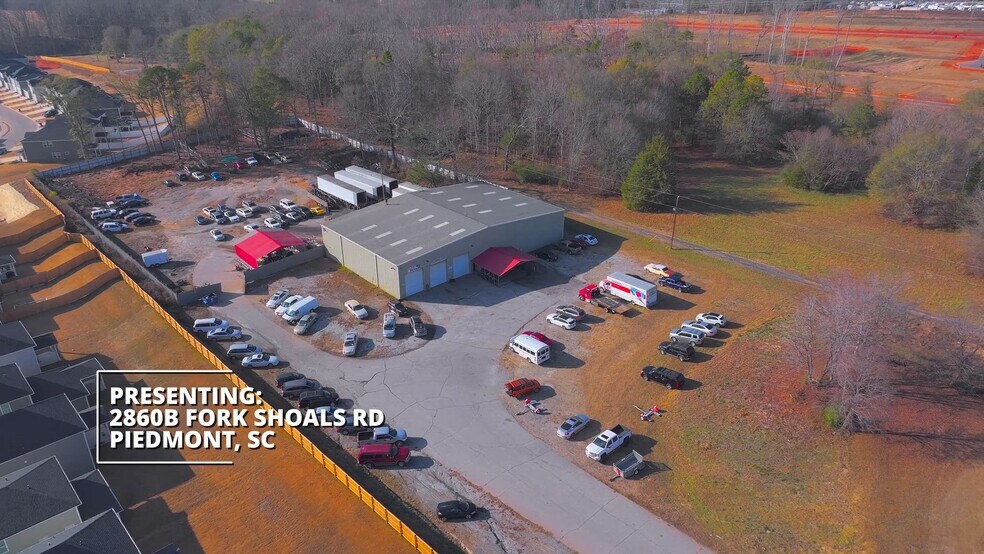 2861 Fork Shoals Rd, Piedmont, SC à vendre - Vidéo sur l’inscription commerciale - Image 2 de 11