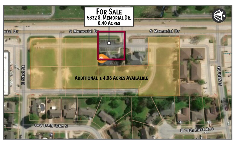 5332 S Memorial Dr, Tulsa, OK à vendre - Aérien - Image 2 de 6