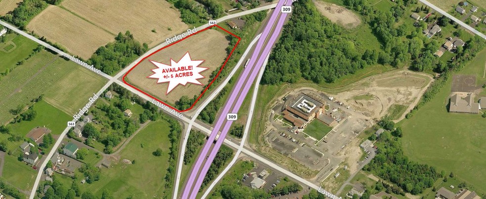 Route 309 and Lawn Ave, Sellersville, PA for sale - Building Photo - Image 1 of 1