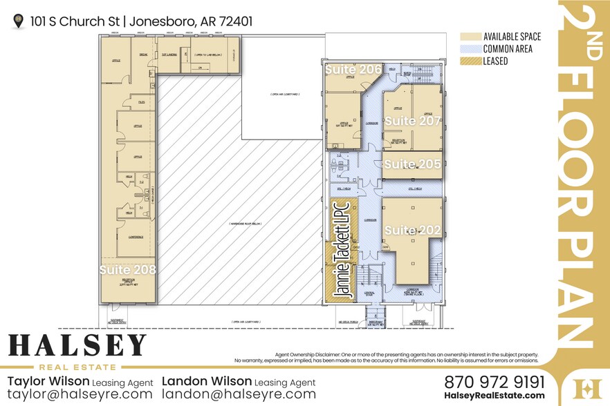 101-103 S Church St, Jonesboro, AR à louer - Photo du bâtiment - Image 3 de 5