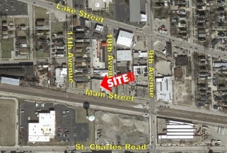 1011 Main St, Melrose Park, IL - Aerial  map view