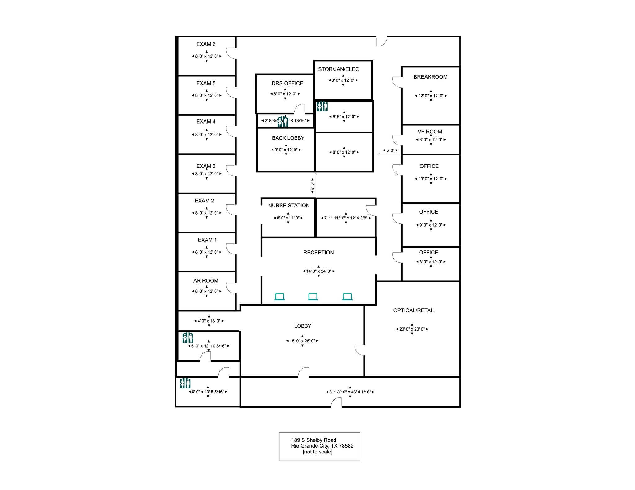 189 S Shelby St, Rio Grande City, TX à louer Plan de site- Image 1 de 32