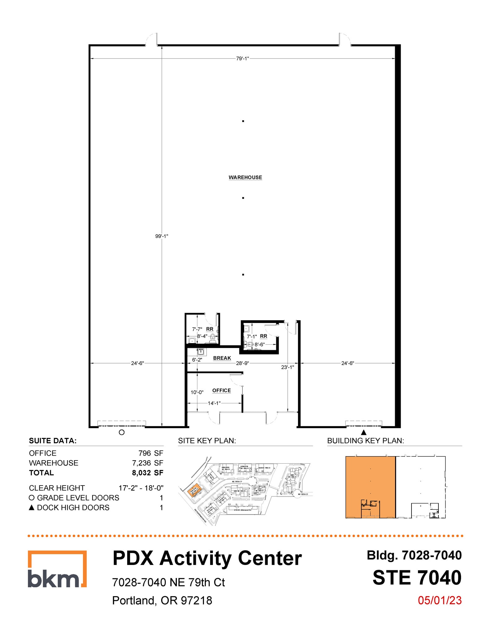 7013-7021 NE 79th Ct, Portland, OR for lease Floor Plan- Image 1 of 1