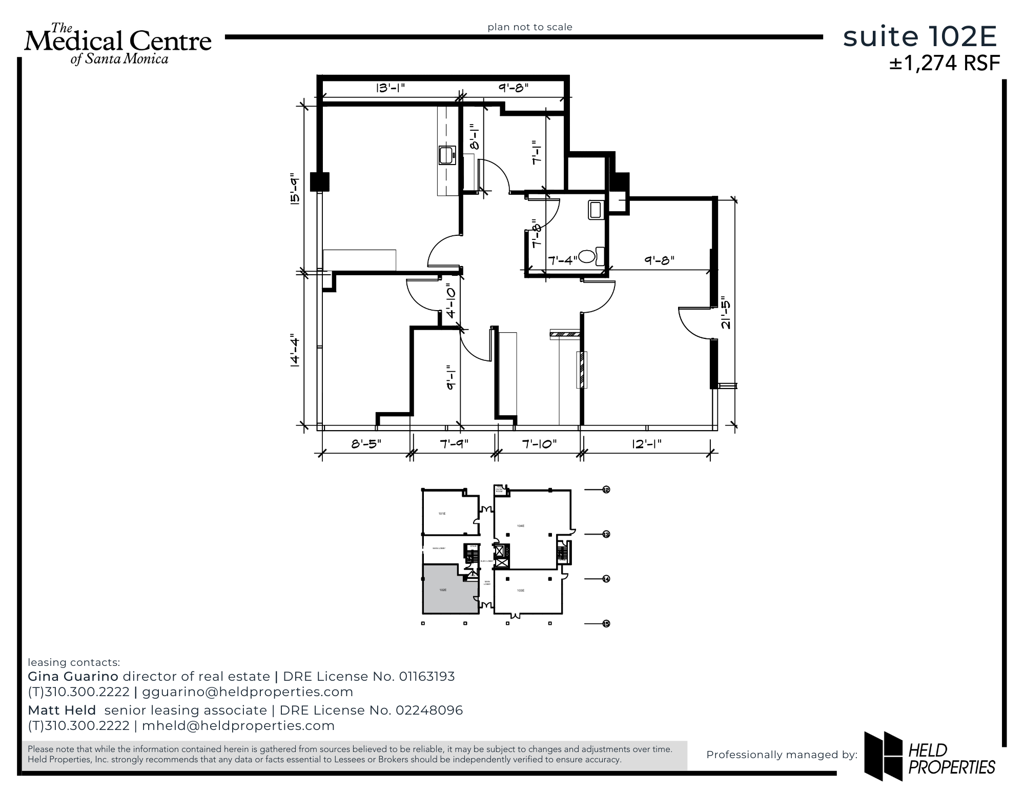 2021 Santa Monica Blvd, Santa Monica, CA à louer Plan d’étage- Image 1 de 2