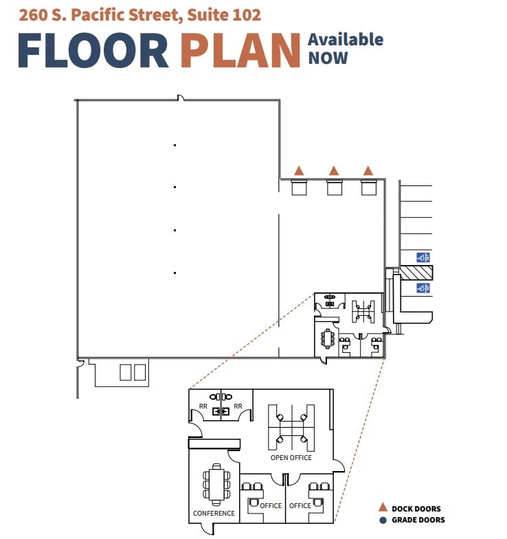 260 S Pacific St, San Marcos, CA for lease Floor Plan- Image 1 of 1