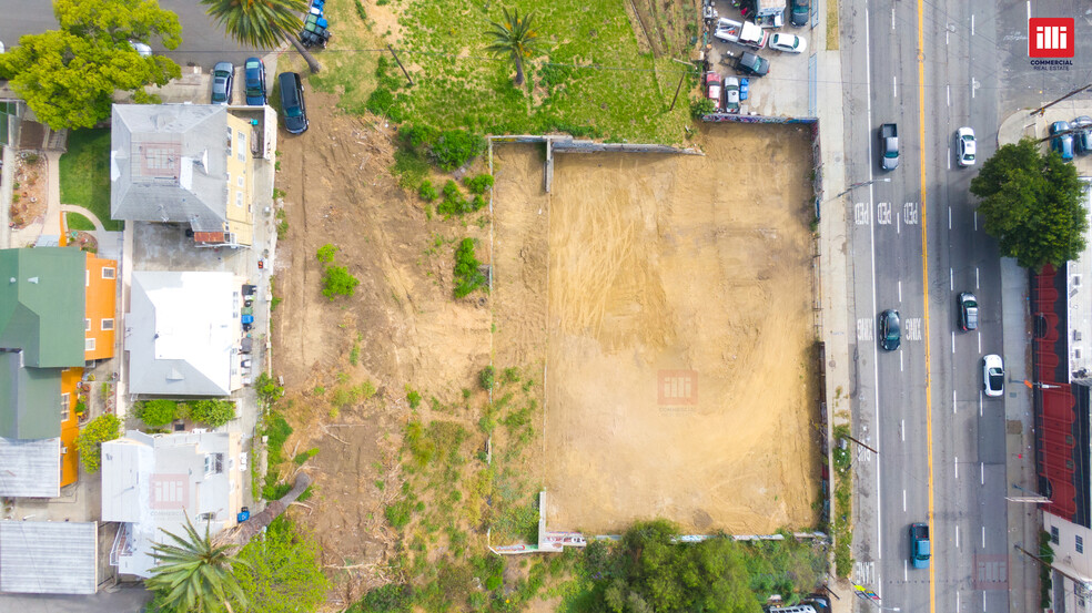 600-606 N Alvarado St, Los Angeles, CA for lease - Aerial - Image 3 of 4