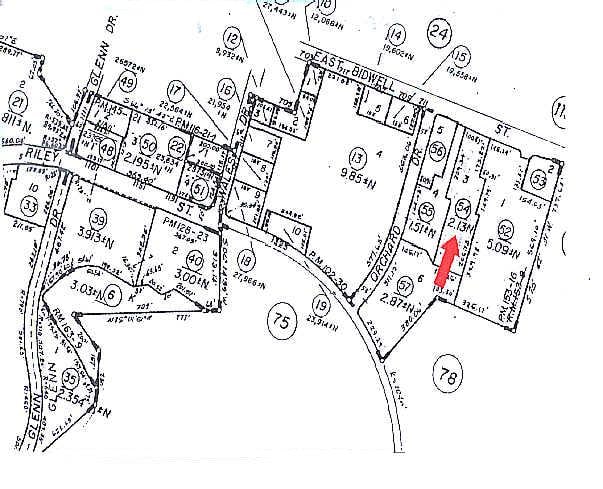 875 E Bidwell St, Folsom, CA for sale - Plat Map - Image 2 of 8