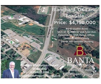 Plus de détails pour 700 E Veterans Memorial Hwy, Blanchard, OK - Terrain à vendre