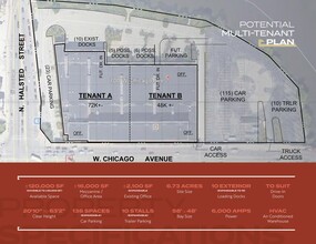 700 W Chicago Ave, Chicago, IL à louer Plan de site- Image 1 de 1