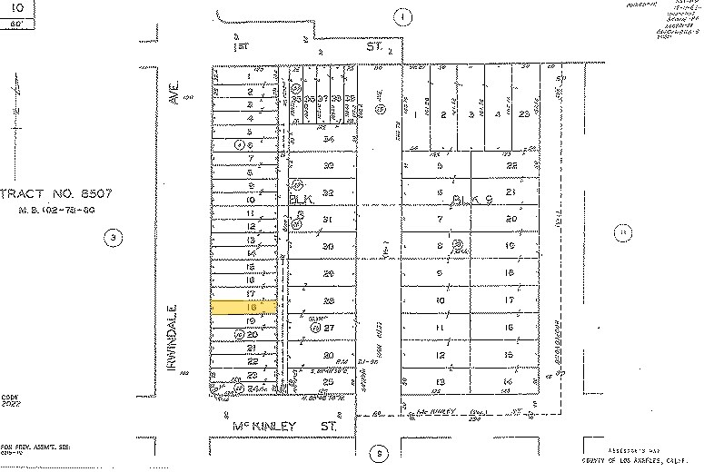 156-168 S Irwindale Ave, Azusa, CA à louer - Plan cadastral - Image 2 de 6
