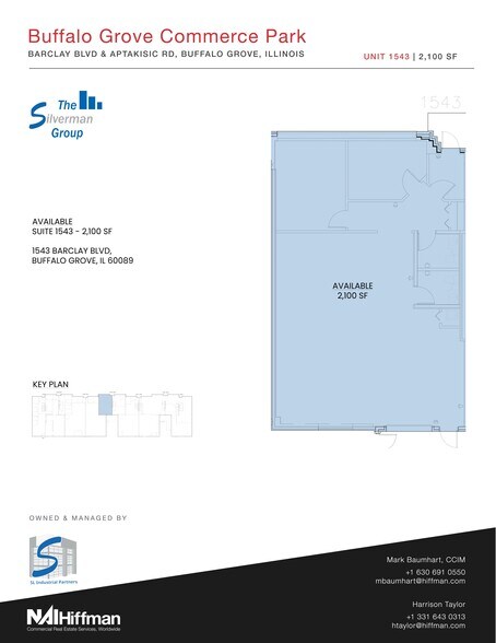 1530-1558 Barclay Blvd, Buffalo Grove, IL à louer - Plan de site - Image 2 de 47