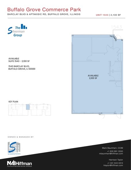 1530-1558 Barclay Blvd, Buffalo Grove, IL for lease - Site Plan - Image 2 of 47