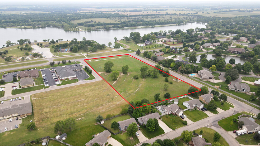 N Ohio & David Ave, Augusta, KS for sale - Aerial - Image 1 of 4