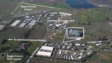 25 Executive Ct, Napa, CA - AERIAL  map view