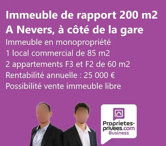Local d'activités dans Nevers à vendre - Photo du bâtiment - Image 1 de 4