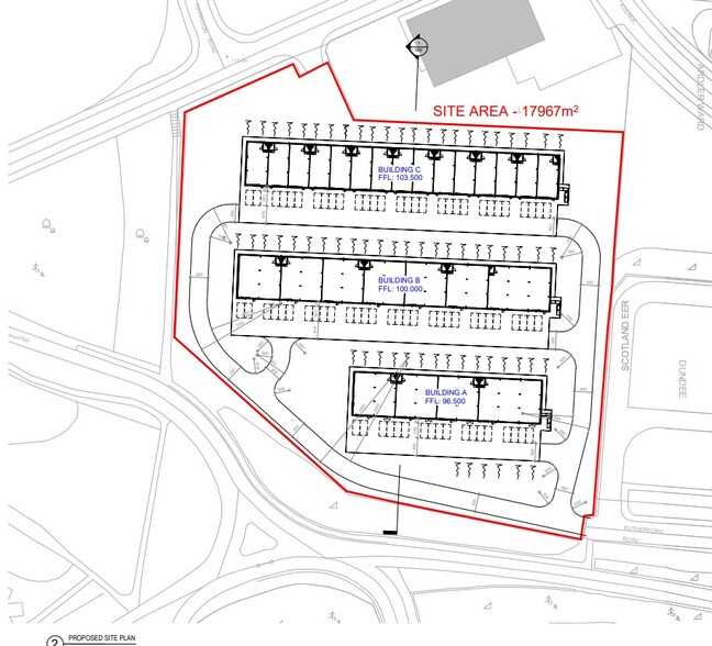 Rutherford Rd, Dundee à louer - Plan de site - Image 2 de 2