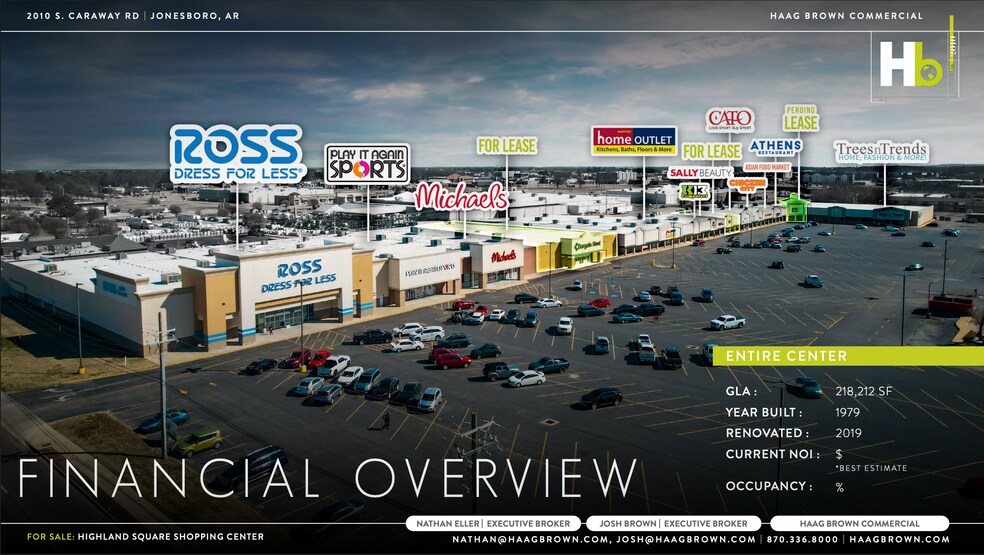 2002-2220 S Caraway Rd, Jonesboro, AR à vendre - Photo du bâtiment - Image 2 de 9