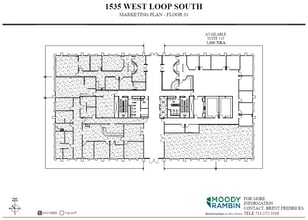1535 West Loop S, Houston, TX for lease Typical Floor Plan- Image 1 of 1