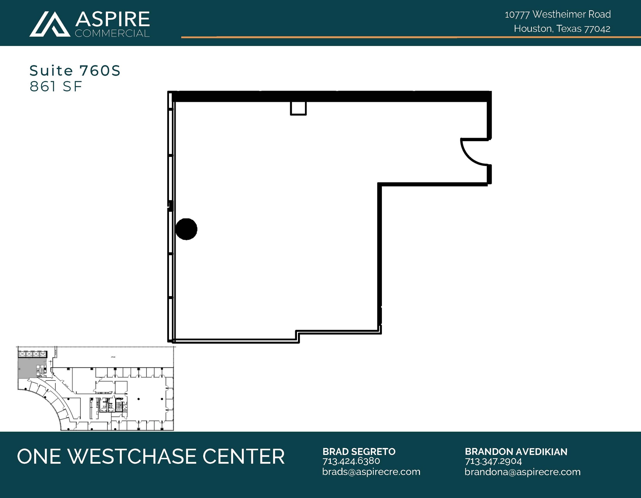 10777 Westheimer Rd, Houston, TX for lease Floor Plan- Image 1 of 2